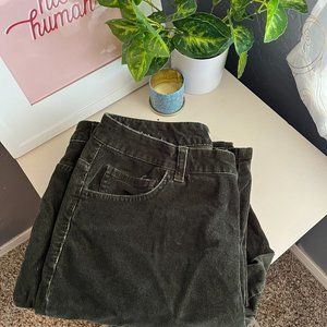 Green Corduroy Pants